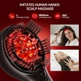 thumbnail image 4 of Morfone 3-in-1 Electric Scalp Massager Brushes, Hair Oil Applicator with Nano Mist Sprayer, 4 Massage Modes, Cordless Portable Hair Massager Comb for Men Women, 4 of 11