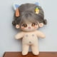 thumbnail image 3 of Muñeca de algodón de felpa Kawaii, figura de súper estrella rellena, muñecas lindas, orejas de gato, muñeca de bebé de pelo marrón, puede cambiar la ropa, regalo, 20cm, 3 of 3