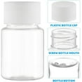 thumbnail image 6 of Happon 10 PCS Plastic Pill Bottles, 30ml Empty Plastic Bottles Portable Refillable Bottles Reusable Travel Bottles Small Clear Pill Containers with Lids for Liquid Solid Powder Dispense, 6 of 6