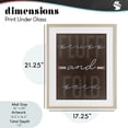 thumbnail image 3 of Fluff And Fold Brown Minimal Birch Framed Print Under Glass, design by Marcus Prime, 3 of 10