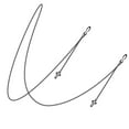 thumbnail image 2 of MasteelfCA 1pc Retro Eyeglasses Chain Mask Hanging Chain Non-skid Face Mask Rope (Black), 2 of 7