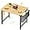 Natural, variant on 31.5 inch Small Computer Desk Writing Study Work Office Table Modern Simple with Storage Bag and Hook for Home Bedroom, Natural