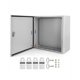 thumbnail image 3 of Historyli Caja de acero para exteriores de 16 x 16 x 8 pulgadas,caja eléctrica de acero,IP66,resistente al agua y al polvo,caja de conexiones eléctricas para exteriores e interiores., 3 of 7