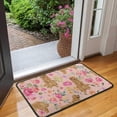 thumbnail image 2 of Golden Retriever with Flowers Door Rugs,Washable Non Slip Door Mats Indoor,Decorative Door Mats,Entry Mat Indoor for Entrance,Bedroom,Kitchen,Bathroom,30"x17", 2 of 6