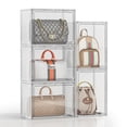 thumbnail image 1 of Organizador de monederos MSHOMELY Closet Storage, paquete de 5 unidades, color blanco, 1 of 7