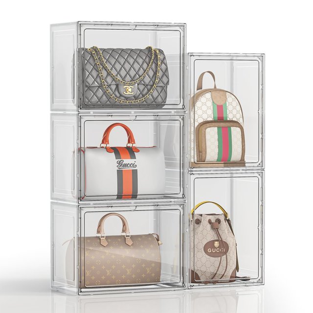 Organizador de monederos MSHOMELY Closet Storage, paquete de 5 unidades, color blanco