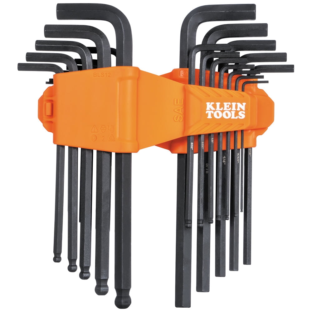 Klein Tools Standard Hex Key Set, Sae/mm, 22 Piece