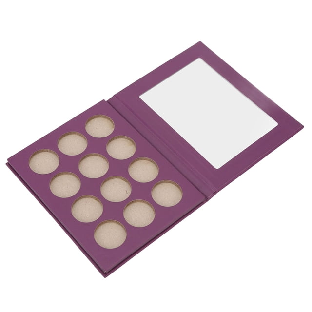 DIY Empty Eyeshadow ,Empty Eyeshadow Box,12 Hole Empty Eyeshadow Palette Portable DIY Makeup Empty Bh Bronzer Palette For Cosmetics Store