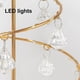 thumbnail image 4 of De Navidad Preiluminado Decoración De Cristal Mini Árbol De Navidad Delgado Con Luces Led Para Adorno De Mesa Eigraketly  HA043014-02, 4 of 6