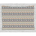 thumbnail image 1 of Aztec Tapestry, Colorful Geometric Background with Stripes Zigzags Stars Diamond and Triangles Print, Wall Hanging for Bedroom Living Room Dorm Decor, 60W X 40L Inches, Multicolor, by Ambesonne, 1 of 2