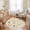 Color 2, variant on Washable Non Slip 6ft Round Rug, Seamless Woodland Animal Deer Rabbits Trees Soft Tones Circle Area Rugs with Tassels Carpet for Nursery Bedroom Living Room Playroom Tent Rug