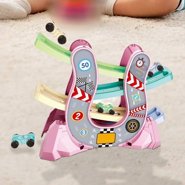 Coche rampa juguetes estacionamiento educaciรณn temprana preescolar