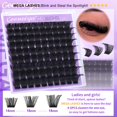 thumbnail image 3 of Kit Lash Clusters Geeneiya, 5 estilos, volumen/mega/completo/inferior, 3 of 8