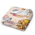 thumbnail image 3 of Eeyore Cartoon Fleece Blanket for Boys Girls Kids, Ultra Soft Cozy Warm Flannel Throw Blankets, Plush Blanket Gifts for Bed Sofa Living Room Couch Home Decor 40"X30", 3 of 7