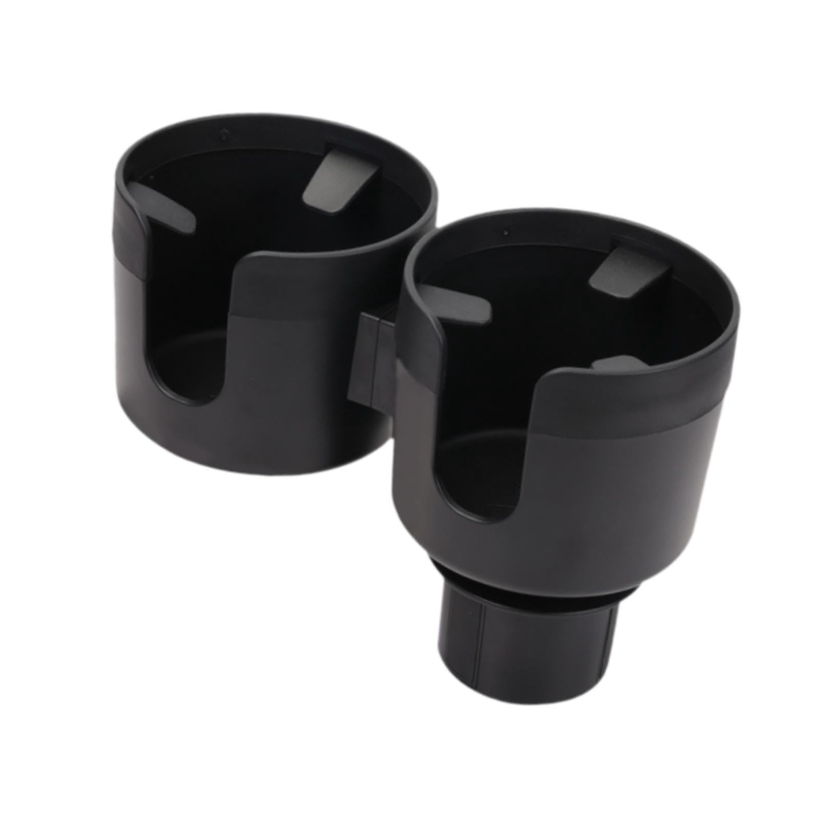 Nishiyuenyi Automotive Cup Holder Extender Car Interior Organizer Removable Car Drink Holder Black