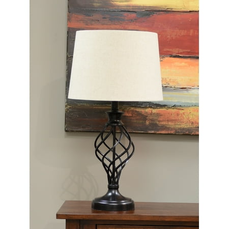 Capri Nickel Table Lamp - Better Homes and Gardens Iron Cage Table Lamp (Bulb Included)
