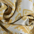 thumbnail image 5 of Half Price Drapes Printed Tea Time Yellow Room Darkening Curtains for Bedroom(1 Panel), 50W X 96L, 5 of 6