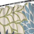 thumbnail image 3 of Blue Floral and Petal Pattern Shower Curtain 72"x84" ,Bathroom Decorative Shower Curtains Set with 12 Hooks,Modern Waterproof Washable Shower Curtain, 3 of 6