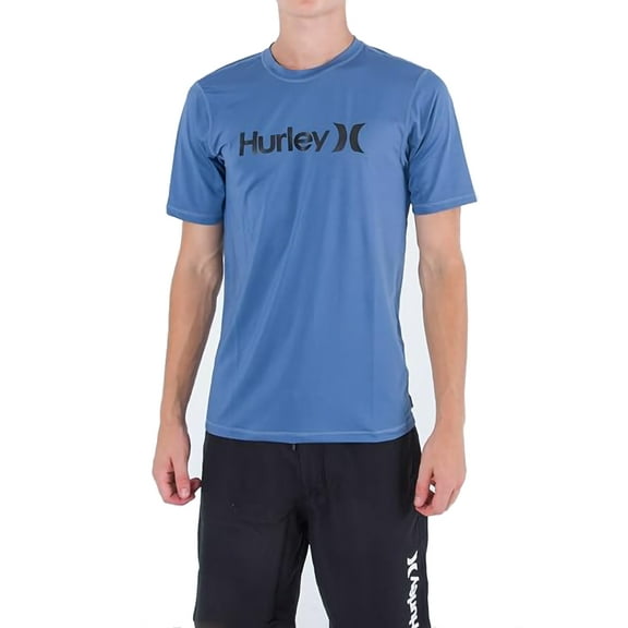 One & Only Surf Shirt Short Sleeve Surf Tee [Medium Blue]