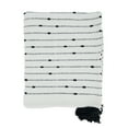 thumbnail image 4 of Saro Lifestyle Striped Tassel Throw Blanket, 4 of 5