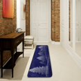 thumbnail image 3 of Dreamtimes Winter Snow Landscape Hallway Runner Rug 2'x6' Kitchen Rug with Rubber Backing Fir Trees Pines Non Slip Entryway Rug Runner Washable Soft Area Rug for Hallway Bedroom Kitchen Decor, 3 of 6