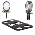 thumbnail image 4 of Wall Mounted Badminton Racquet Storage Rack Space Saving Acrylic Display Rack Badminton Racket Storage Shelf Racket, 4 of 7