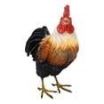 thumbnail image 3 of Rustic Western Country Farm White Breasted Chicken Rooster Figurine, 3 of 9