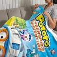 thumbnail image 3 of Pororo el Pequeño Pingüino anti-pilling, suave, ligera, esponjosa y acogedora de lujo para hogar y cocina – Perfecta para niños y adultos,120X80cm, 3 of 6