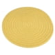 thumbnail image 1 of Algodón Ronda Handcrafted Vajilla Pad hecho a mano Placemat tejer cojín (24cm, amarillo), 1 of 8