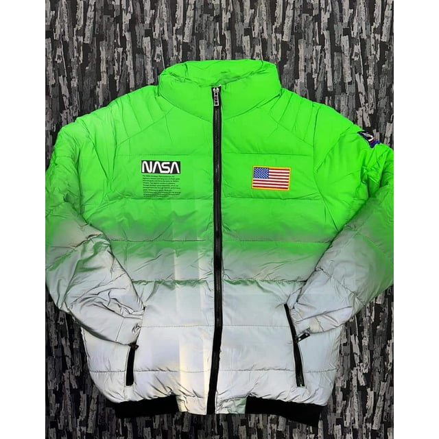 Chamarra Reflectante NASA Verde yq1