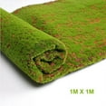 thumbnail image 5 of 1PC Yellow 100*100cm Artificial Moss Fake Green Plants Moss Grass Mat For Home Decor, 5 of 5