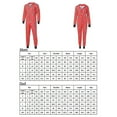 thumbnail image 2 of For Family,matching Set Family Christmas Siamese Pajamas Sets Deer Head Embroidery Hooded Red, 2 of 3