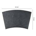 thumbnail image 4 of REGALWOVEN 6 Pack Place Mats Faux Leather Placemats for Kitchen Dining Table Decor Black Gold 20*12in, 4 of 7