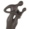 thumbnail image 5 of 7" x 18" Black Ceramic Dancing People Sculpture, by DecMode, 5 of 9