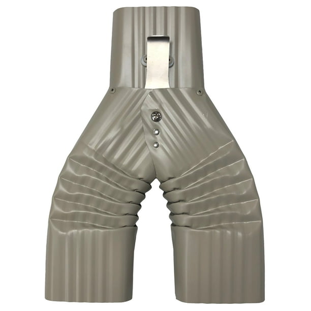 Basic Downspout Diverter for Rain Barrels (3X4, Clay)