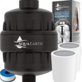 thumbnail image 1 of Filtro de cabezal de ducha Aqua Earth, 20 etapas, aceite de agua dura, bronce, 1 of 7