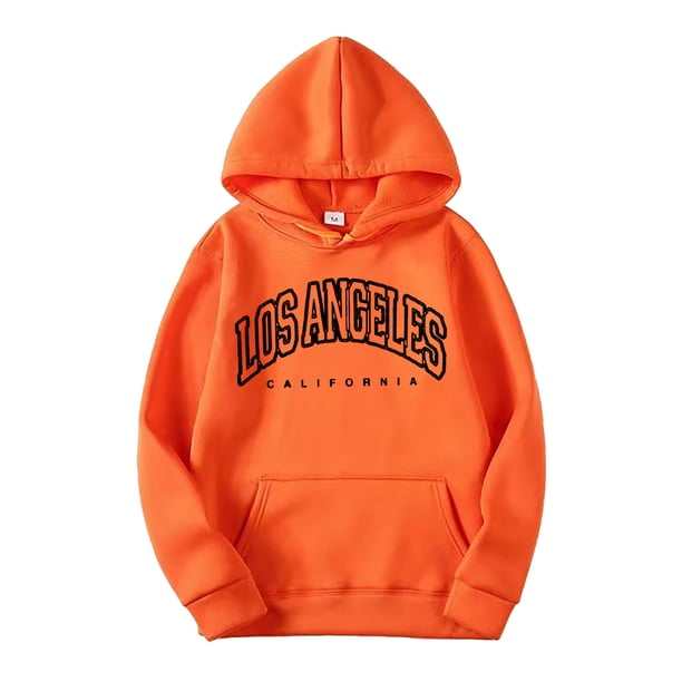 Gibobby Sudaderas con capucha para hombre Sudadera con Capucha Hombre Unisex Adulto Manga Larga Sudadera Capucha Bolsillos Hombre Chaqueta Casual Hombres(Naranja,G)