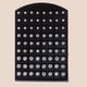 thumbnail image 1 of 36pcs Mixed Sizes Rhinestone Stud Earrings - A Sparkling Crystal Earrings Set for Weddings & Parties!, 1 of 4