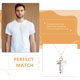 thumbnail image 4 of Collar con colgante deportivo de acero inoxidable con cruz de béisbol para niños y hombres., 4 of 8