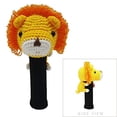 thumbnail image 2 of StitchHead Hand Stitched Yarn Animal Driver/Wood Head Cover - Poop Emoji, 2 of 2