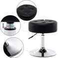 thumbnail image 4 of DUHOME PU Leather Vanity Stool Makeup Stool Vanity Chair Height Adjustable Swivel Stool Round Ottoman Black, 4 of 8