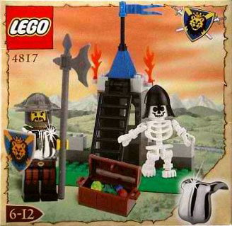 træ Messing Alligevel Lego Knights Kingdom Exclusive Chrome Knight Series Set #4817 Castle  Dungeon - Walmart.com