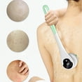 thumbnail image 5 of PPgejGEK Rechargeable Back Scrubber for Shower with Long Double Handle 5 Brush Heads Waterproof Rotating Shower Brush for Deep Cleansing Exfoliating and Massaging, 5 of 5