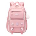 thumbnail image 1 of Mochila de estudiante para niños, mochila de escuela primaria de moda para adolescentes y niñas (rosa) Ehuebsd Para Estrenar, 1 of 7