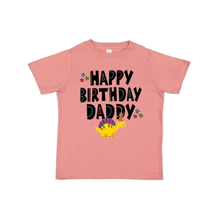 

Inktastic Happy Birthday Daddy Party Outfit Gift Toddler Boy or Toddler Girl T-Shirt
