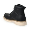thumbnail image 3 of Sonoma Goods For Life® Harlann Men's Moc Toe Lug Sole Hiker Boots Color: Brown Size: 8, 3 of 4