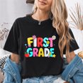 thumbnail image 4 of Jollimate First Grade Shirt, Retro Back to School T Shirt, Cute 1st Grade Teacher Graphic Tee, 4 of 6