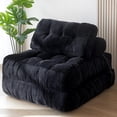 thumbnail image 1 of Sofá cama plegable MAXYOYO negro, convertible individual 85 x 190 cm, 1 of 8
