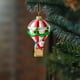 thumbnail image 5 of Set de adornos de cristal navideño | Muñeco de nieve y diseño de árbol | Decoración de casas navideñas | Coleccionable festivo artesanal | Centro de mesa elegante de 9,8 cm | Escaparate | Caja de, 5 of 6