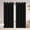 Black, variant on Porsha Woven Textured Room Darkening Grommet Window Curtain Panel, Blush, 54x84 Inches